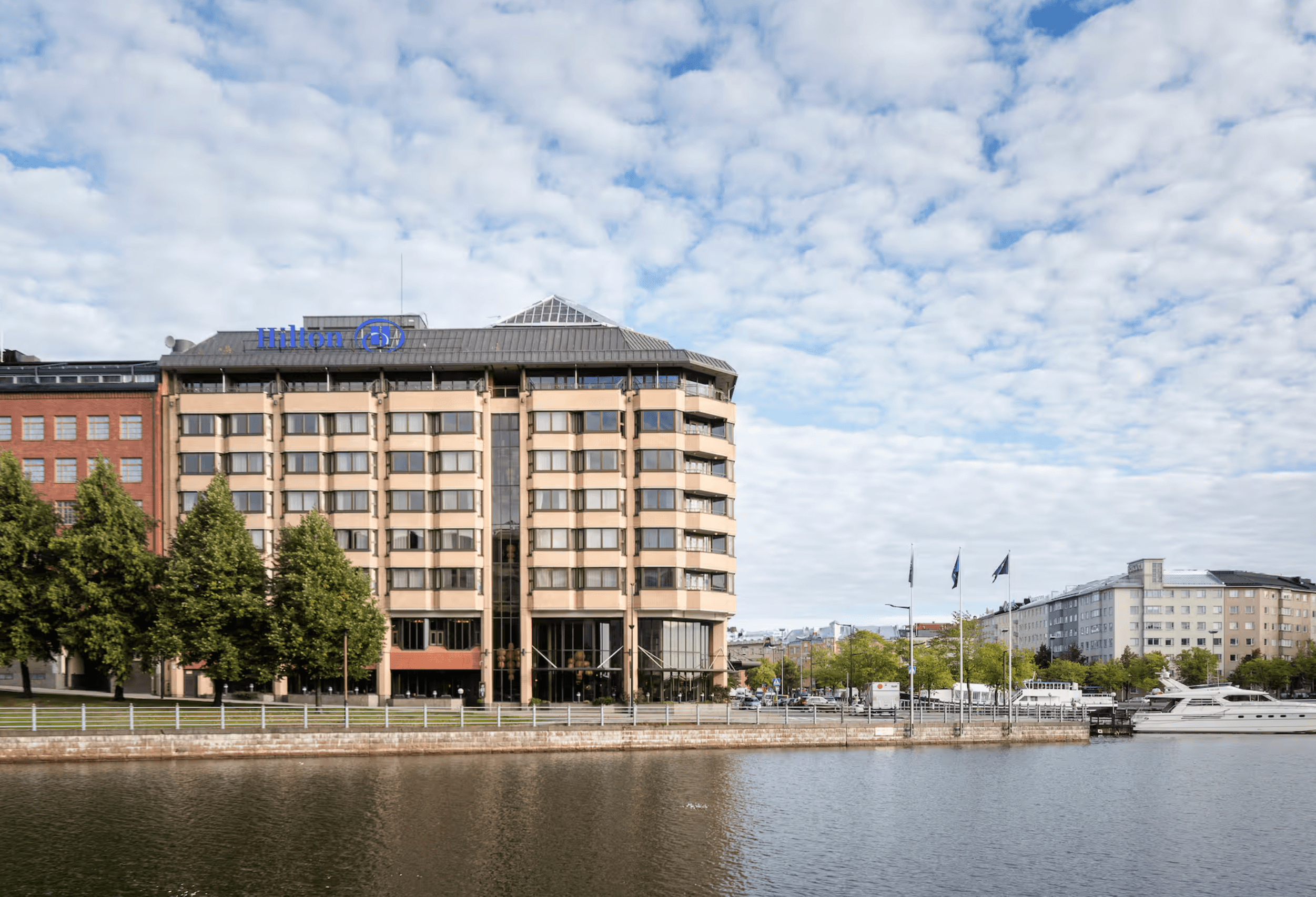 Exterior of the Hilton Helsinki Strand.