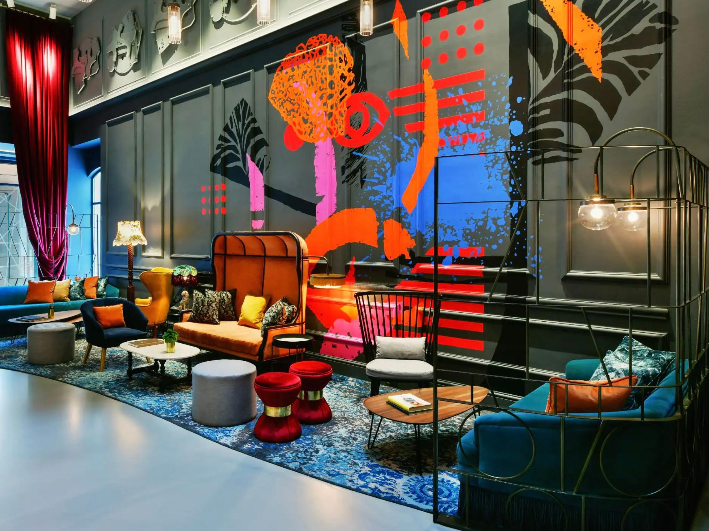 Lobby of the Andaz London Liverpool Street.